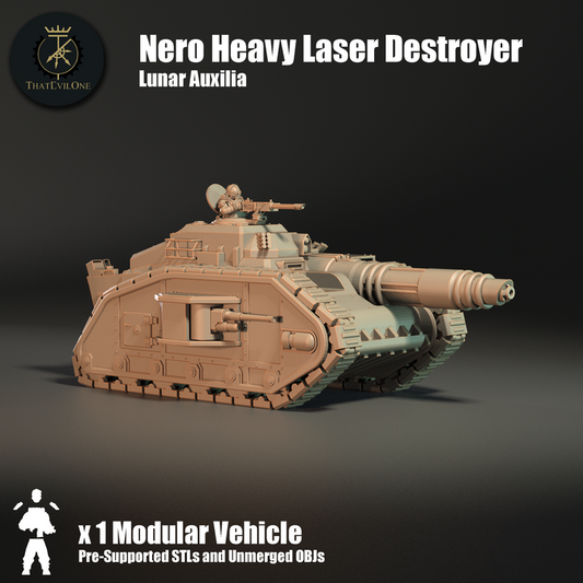 Lunar Auxilia Nero Heavy Laser Destroyer  - ThatEvilOne - 28mm
