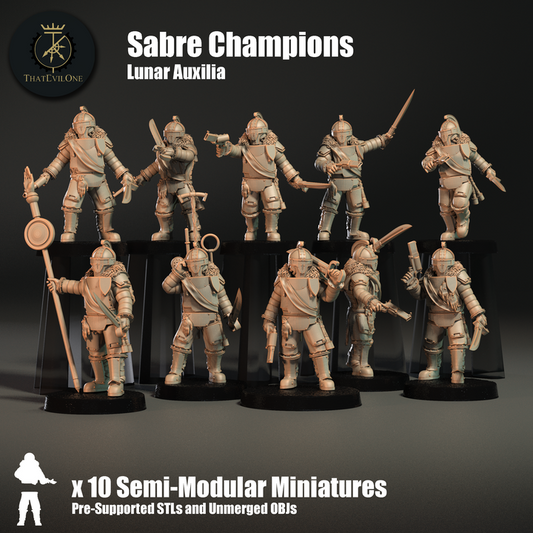 Lunar Auxilia Sabre Champions - ThatEvilOne - 28mm