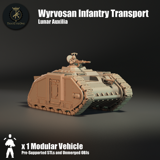 Lunar Auxilia Wyrvosan Infantry Transport - ThatEvilOne - 28mm