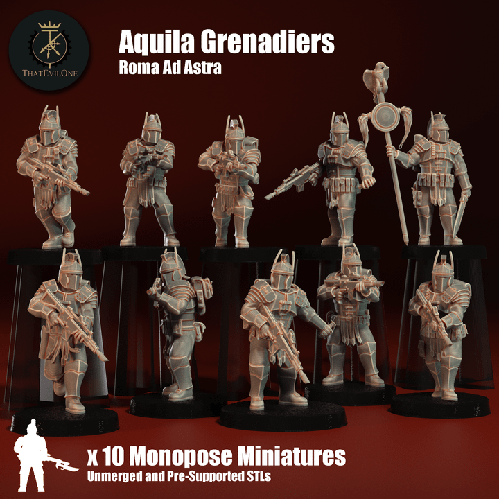 Roma Ad Astra Aquila Grenadiers - ThatEvilOne - 28mm