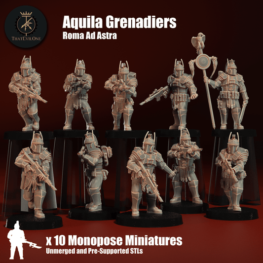 Roma Ad Astra Aquila Grenadiers - ThatEvilOne - 28mm