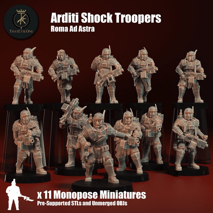 Roman Ad Astra Arditi Shock Troopers - ThatEvilOne - 28mm