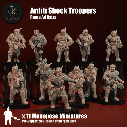 Roman Ad Astra Arditi Shock Troopers - ThatEvilOne - 28mm