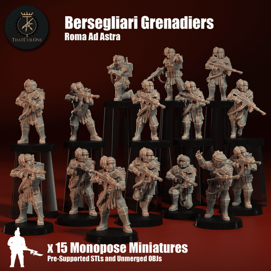 Roma Ad Astra Bersaglieri Genadiers - ThatEvilOne - 28mm