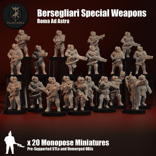 Roma Ad Astra Bersegliari Special Weapons - ThatEvilOne - 28mm