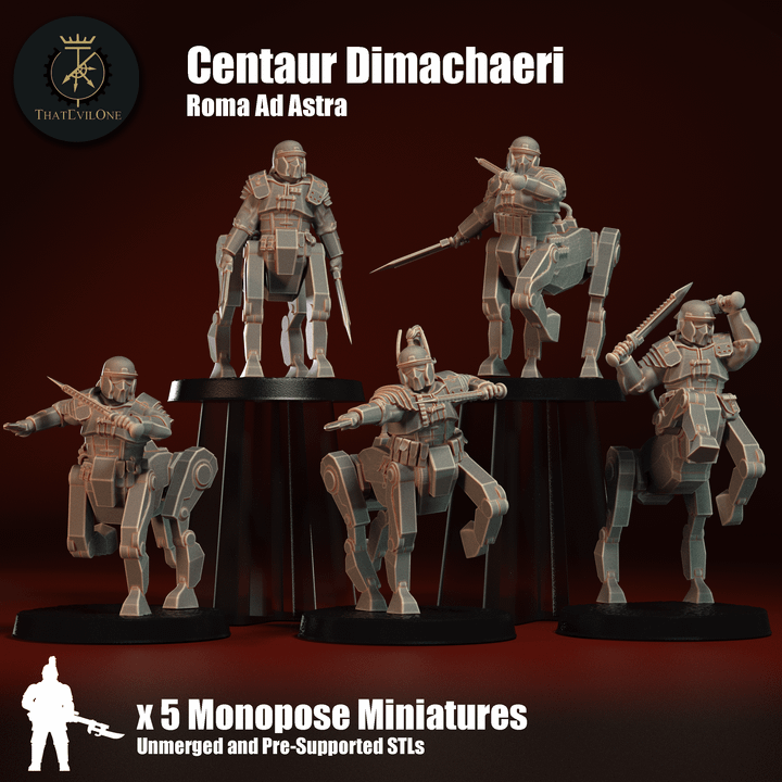 Roma Ad Astra Centaur Dimachaeri - ThatEvilOne - 28mm