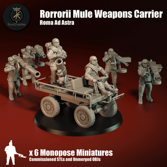 Roman Ad Astra Rorrorii Mule Weapon Carrier - ThatEvilOne - 28mm
