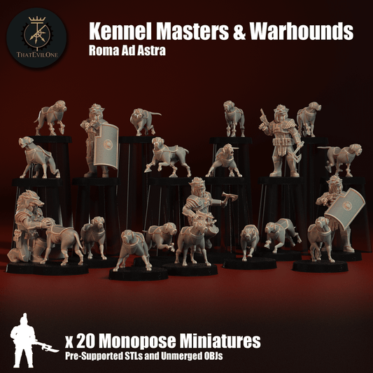 Roma Ad Astra Kennel Masters & Warhounds - ThatEvilOne - 28mm
