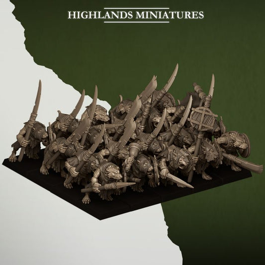 Sewer Vermin - Sewer Rats - Highlands Miniatures