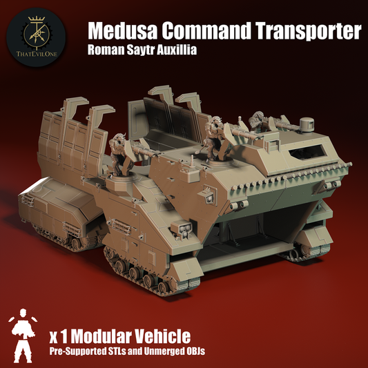 Roman Saytr Auxilia Medusa Command Transporter - ThatEvilOne - 28mm