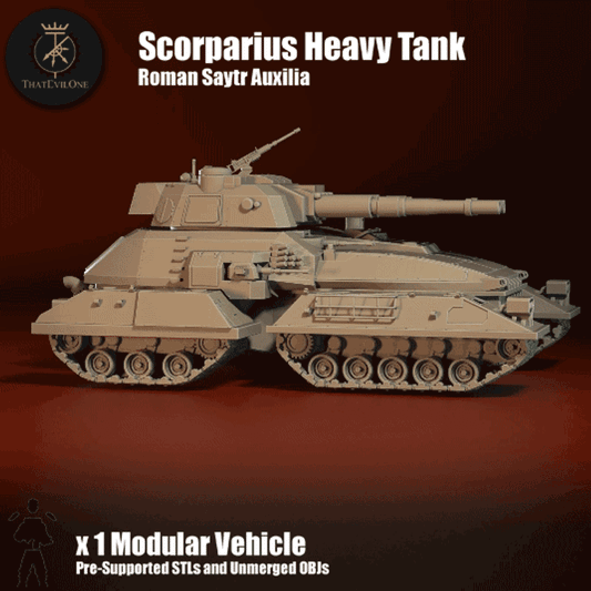 Roman Saytr Auxilia Scorparius Heavy Tank - ThatEvilOne - 28mm