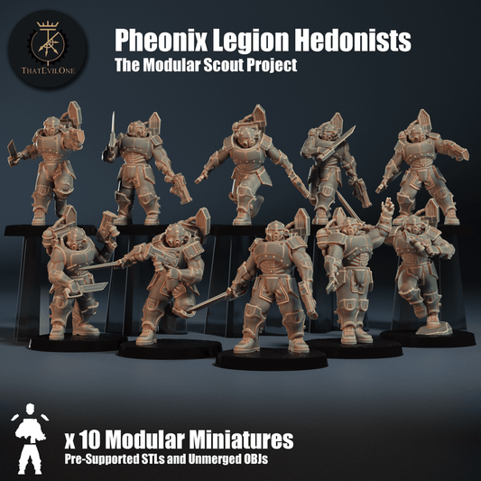 The Modular Scout Project Phoenix Legion Hedonists - ThatEvilOne - 28mm