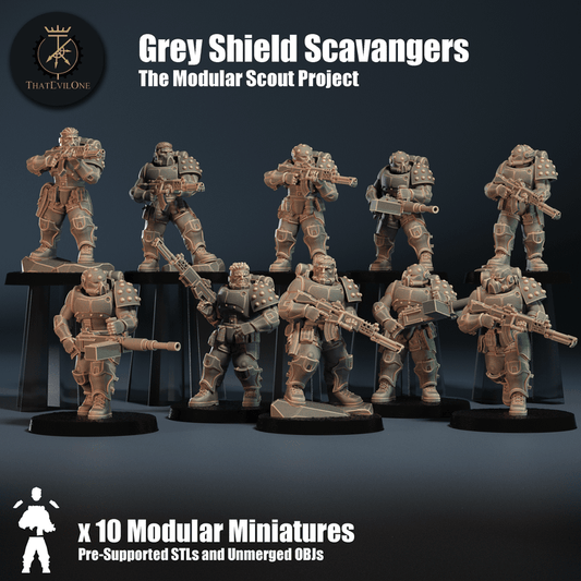 The Modular Scout Project Scavangers - ThatEvilOne - 28mm