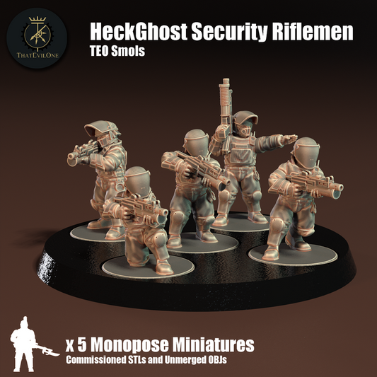 TEO Smol HeckGhost Security Riflemen - ThatEvilOne - 28mm