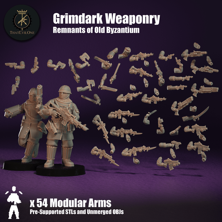 Remnants of Old Byzantium Grim Dark Weaponry - ThatEvilOne  - 28mm