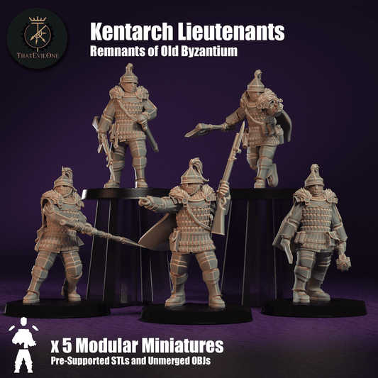 Remnants of Old Byzantium Kentarch Lieutenants - ThatEvilOne - 28mm