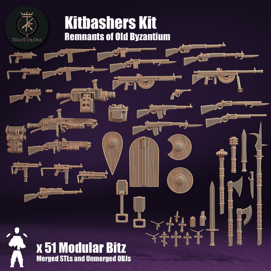 Remnants of Old Byzantium Kitbashers Kit - ThatEvilOne - 28mm