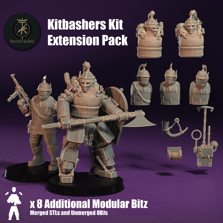 Remnants of Old Byzantium Ecclesiarch Clerics - ThatEvilOne - 28mm