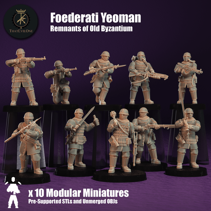 Remnants of Old Byzantium Foederati Yeoman - ThatEvilOne - 28mm