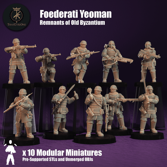Remnants of Old Byzantium Foederati Yeoman - ThatEvilOne - 28mm