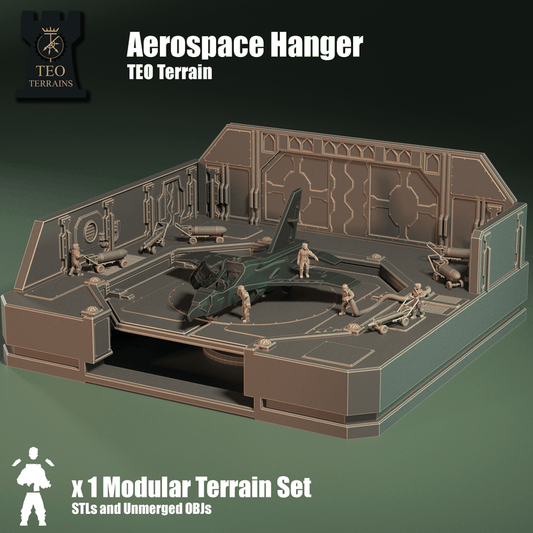 Aerospace Auxilia - TEO Terrains - Aerospace Hanger - ThatEvilOne - 28mm