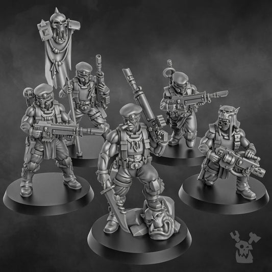 The Ork Slayers Squad (build kit) 3D File Logo - Dakkadakka