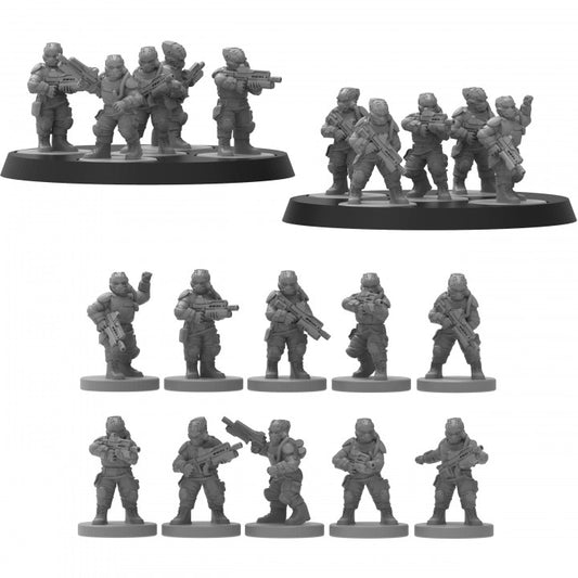 Smol Heckghost Advanced Infantry - ThatEvilOne - 28mm