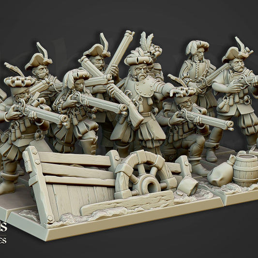 Sunland - The Arquebusiers Unit - Highlands Miniatures