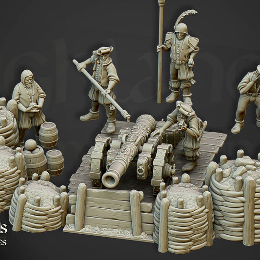 Sunland - Sunland Artillery Battery - Highlands Miniatures