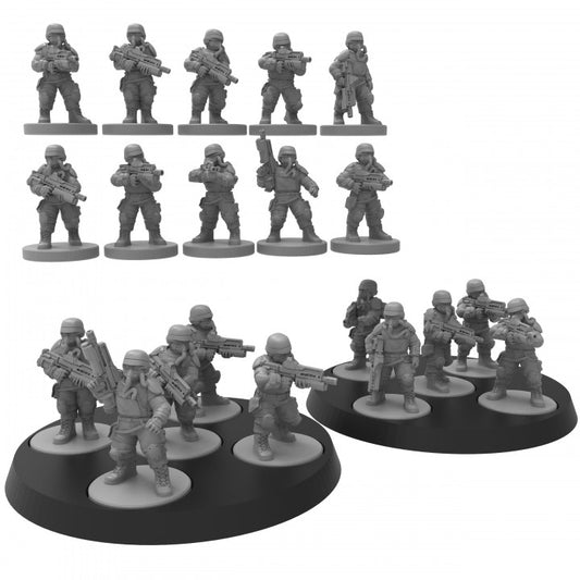 Smol Heckghost Assault Infantry - ThatEvilOne - 28mm