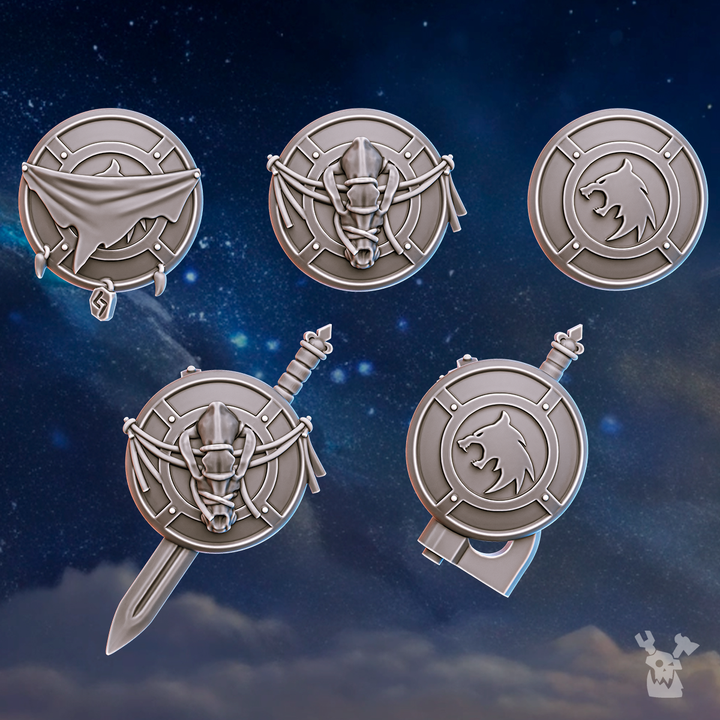 Backpack Set (Stormpride Sisters) - Shields - Bits - Dakkadakka
