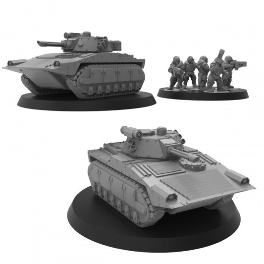 Smol Lunar Auxilia Bullhorn IFV - ThatEvilOne - 28mm