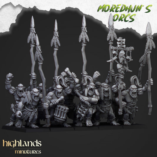 Orcs and Goblins - Cave Orcs V2 - Highlands Miniatures