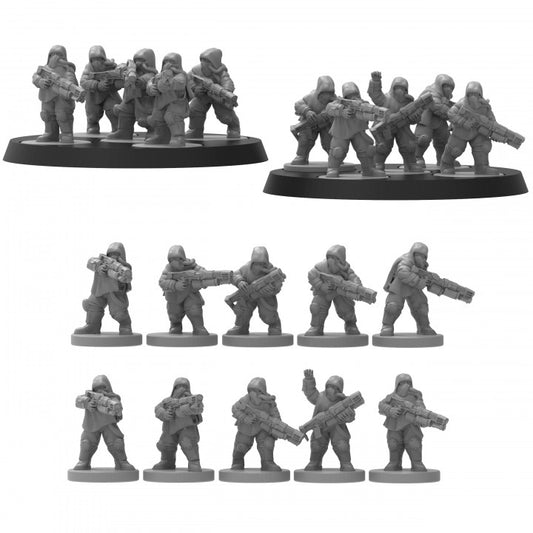 Smol Heckghost Conscript Miners - ThatEvilOne - 28mm