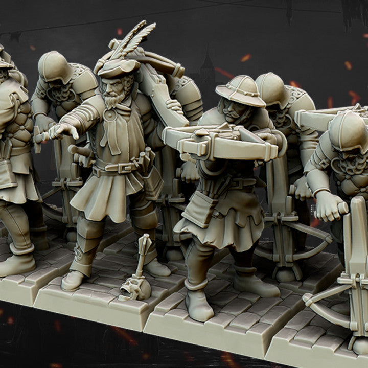 Gallia - Medieval Crossbowmen Unit - Highlands Miniatures