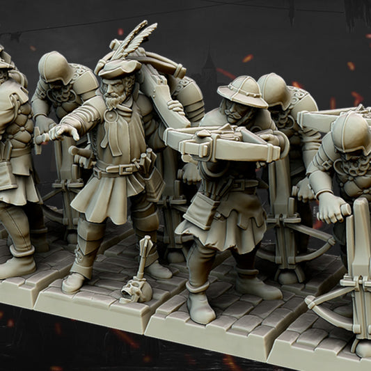 Gallia - Medieval Crossbowmen Unit - Highlands Miniatures
