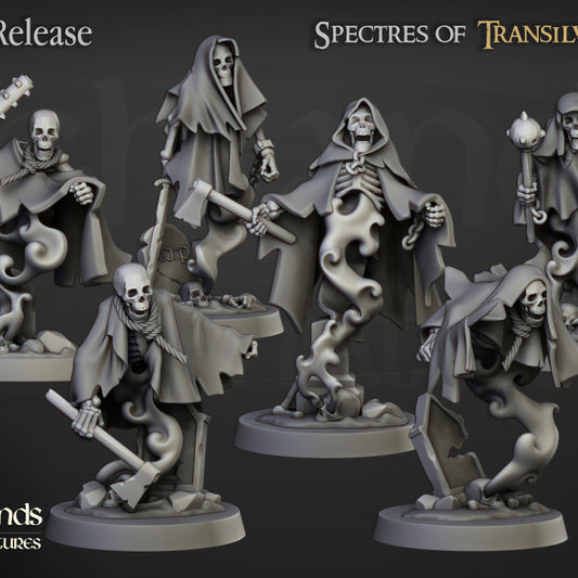 Transilvanya - Crypt Ghosts - Highlands Miniatures