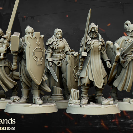 Gallia - Warriors of the Lady Core Unit - Highlands Miniatures
