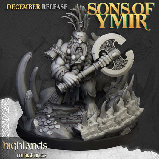Dwarfs, Sons of Ymir - Dwarf Dragonseeker - Highlands Miniatures
