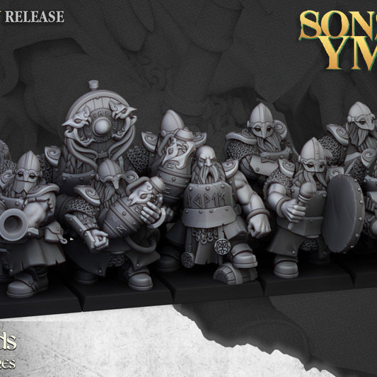 Dwarfs, Sons of Ymir - Dwarf Firespitters - Highlands Miniatures