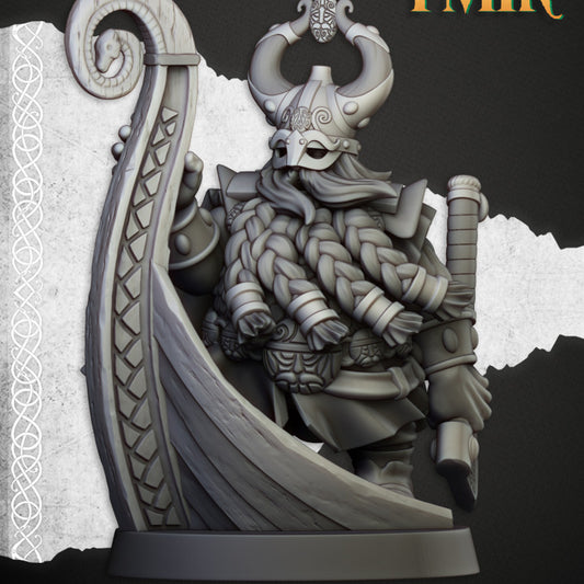 Dwarfs, Sons of Ymir - Dwarf Sea Lord - Highlands Miniatures