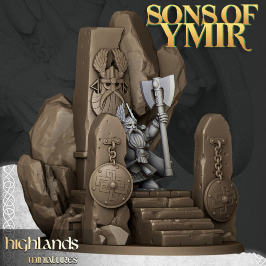 Dwarfs, Sons of Ymir - The Dwarf Lord - Highlands Miniatures