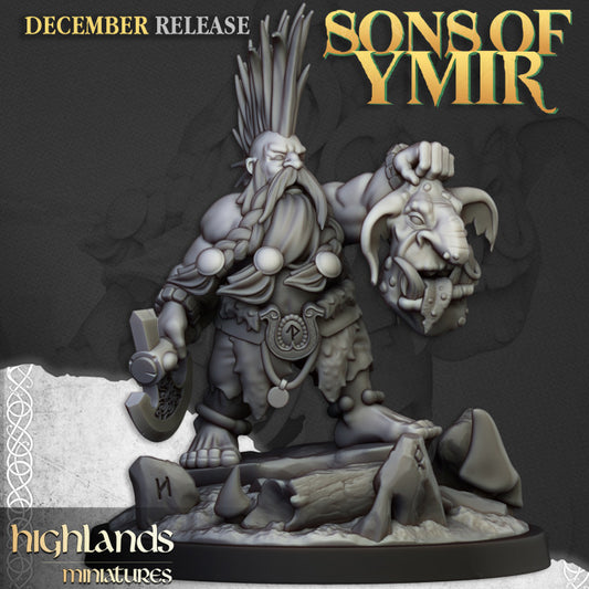 Dwarfs, Sons of Ymir - Dwarf Trollseekers - Highlands Miniatures