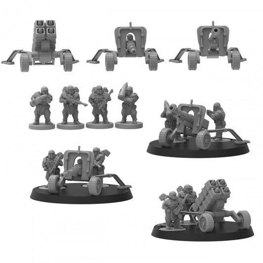 Smol Roman Field Batteries - ThatEvilOne - 28mm