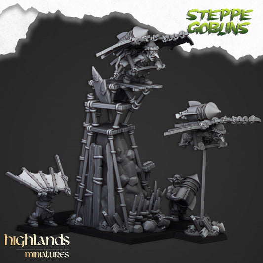 Orcs and Goblins - Flying Steppe Goblins - Highlands Miniatures