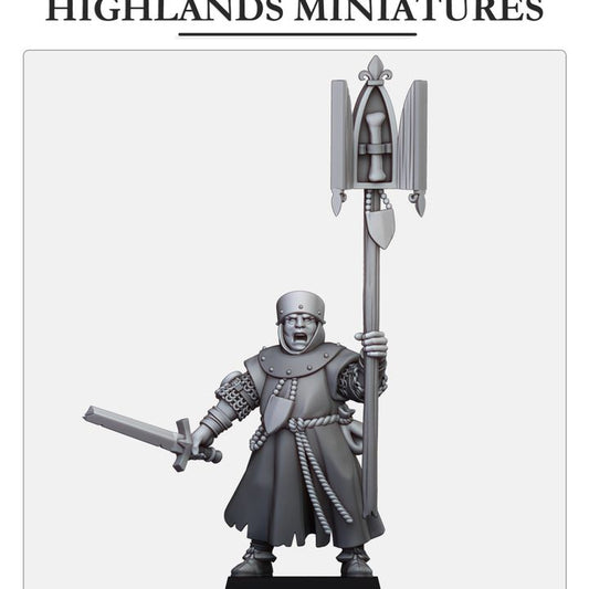 Gallia - Gallia Cleric with Relic - Highlands Miniatures