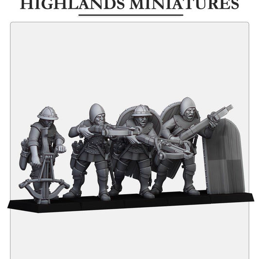 Gallia - Gallia Shooters: Crossbowmen - Highlands Miniatures