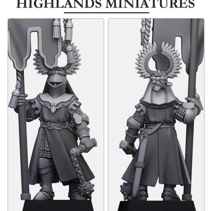 Gallia - Gallia Battle Standard Bearers - Highlands Miniatures