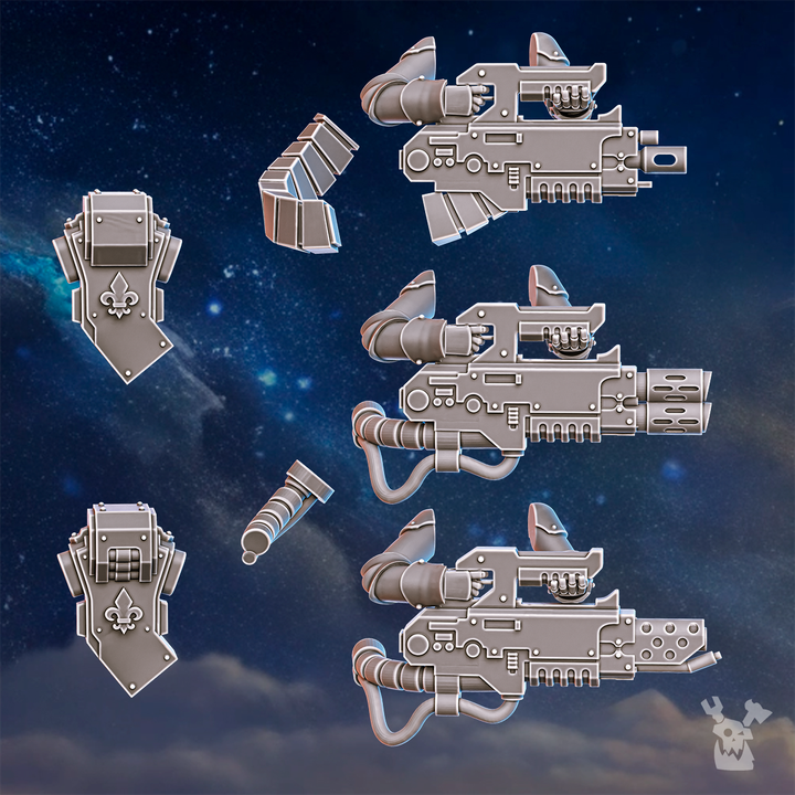 Heavy Weapons Set (Stormpride Sisters) - Arms And Weapons - Bits - Dakkadakka