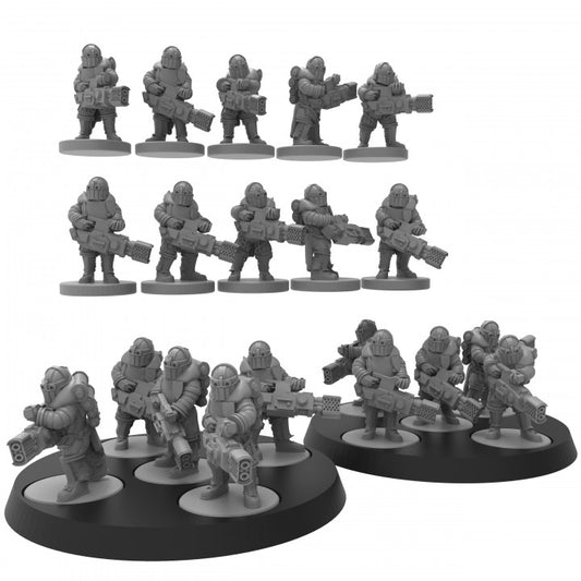 Smol Lunar Auxilia Ignis Section - ThatEvilOne - 28mm